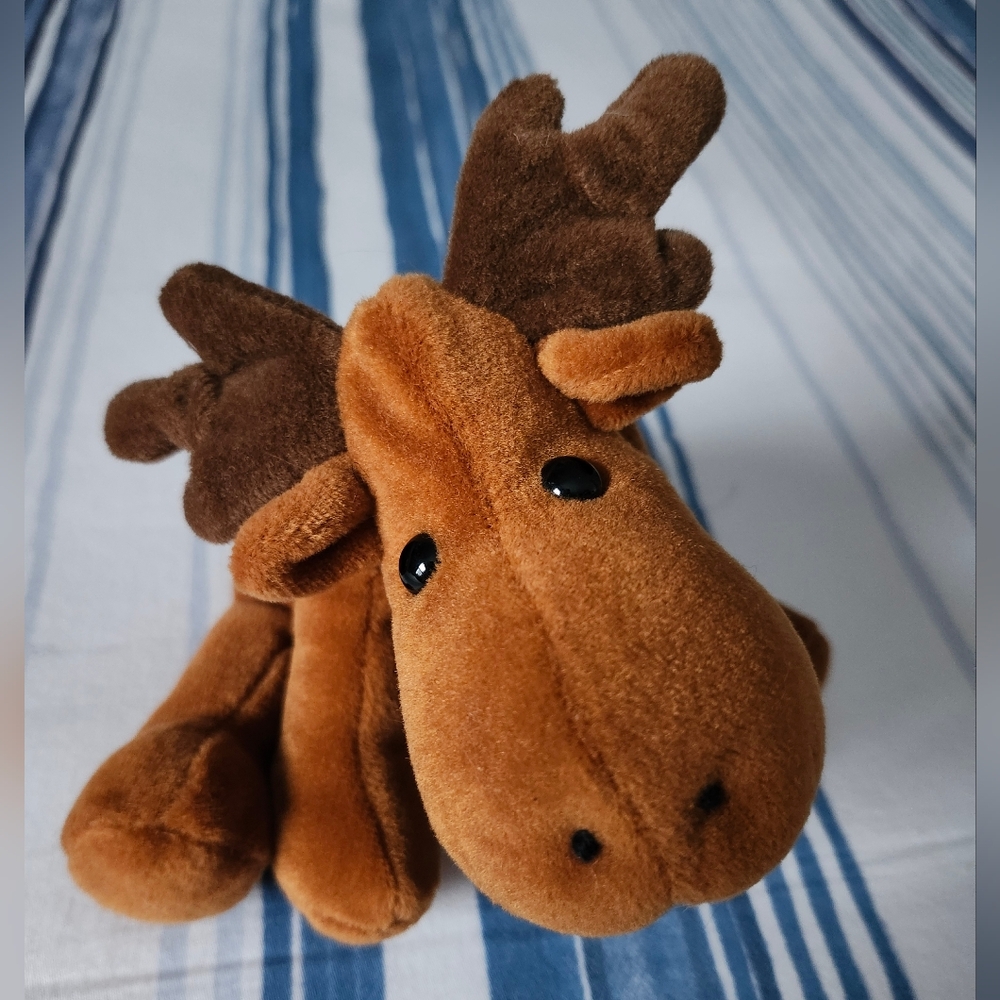 Vintage Moose Beanie Plush